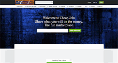 Desktop Screenshot of cheap-jobs.com